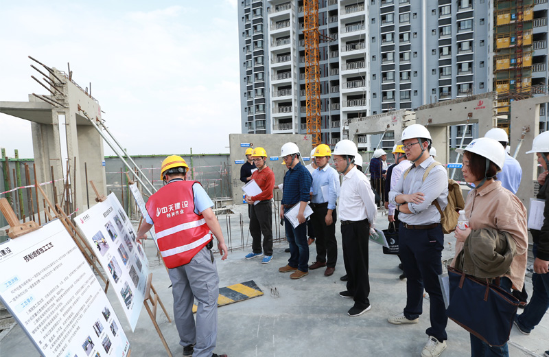 2018年12月6日，广西区首个住宅装配式建筑观摩会在中天八建南宁兴宁·大唐果项目顺利召开。