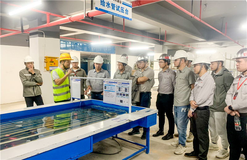 11月5日，2022年万科集团工程系统“谷雨行动”第二期现场交流会在中天八建南宁万科金域国际二期项目举行。