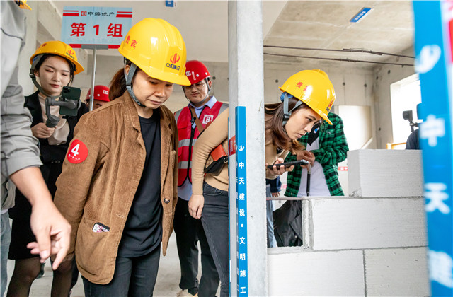 中天八建南宁中：上景明项目举办工地开放日